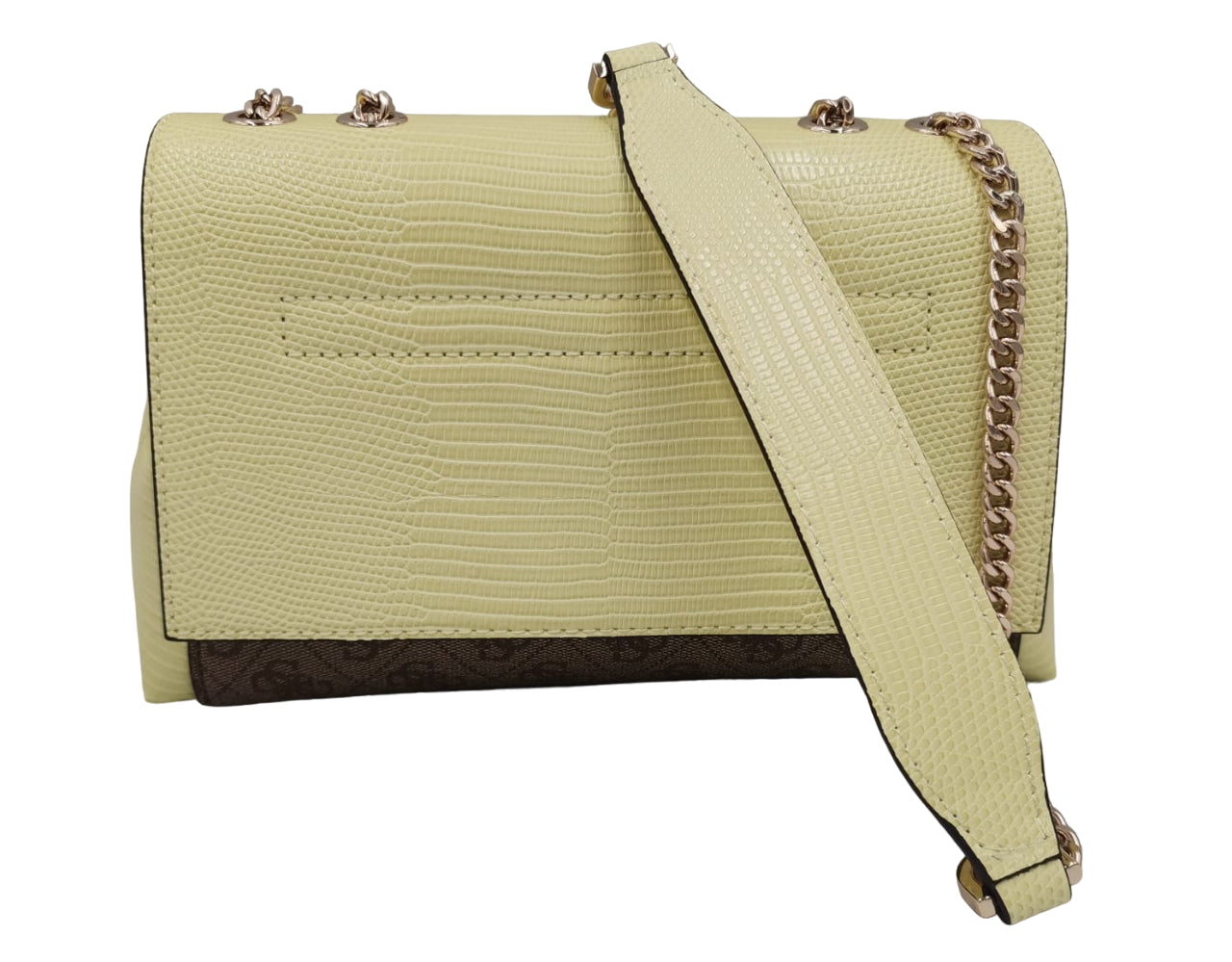 Borsa a Tracolla Guess Donna Sestri logo Giallo