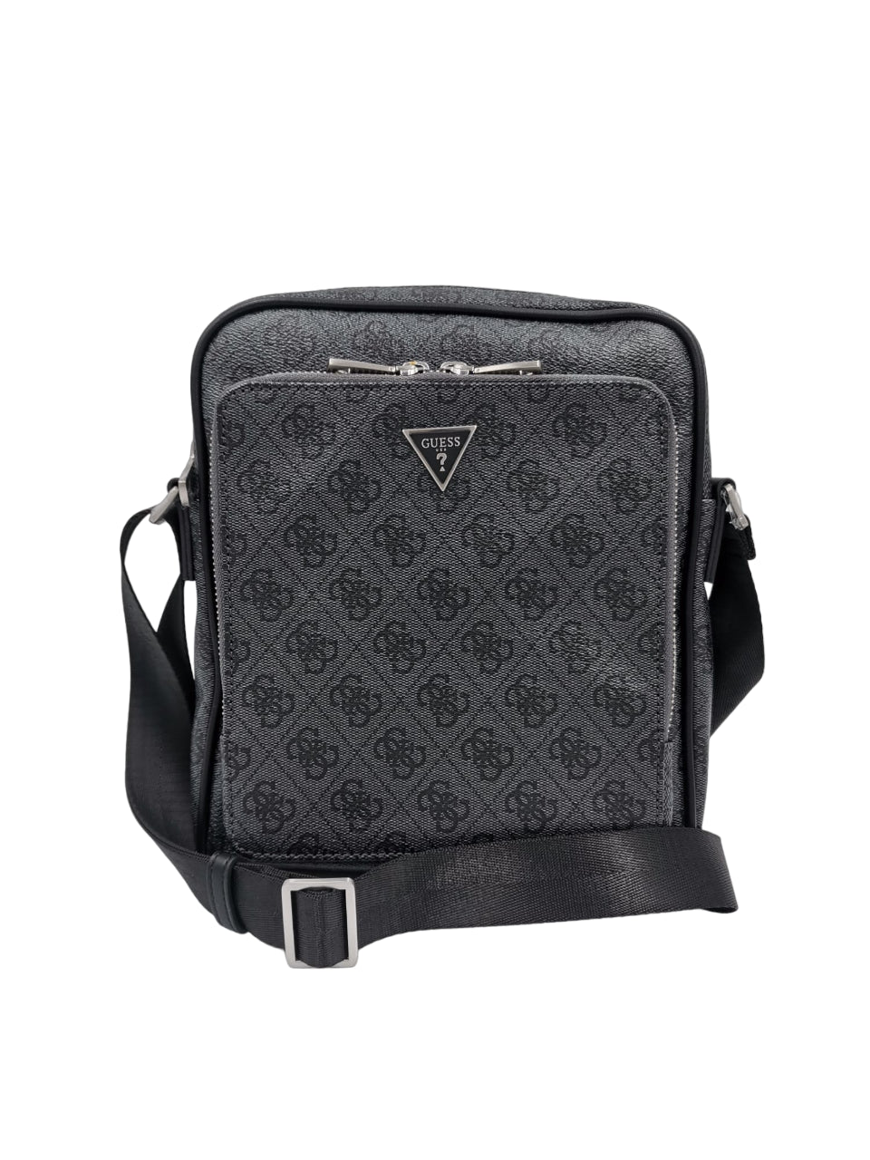Borsello Guess Uomo Milano Top Zip Grigio/nero