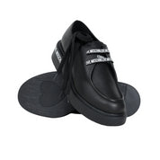 Mocassini Love Moschino Donna Logo Print Nero