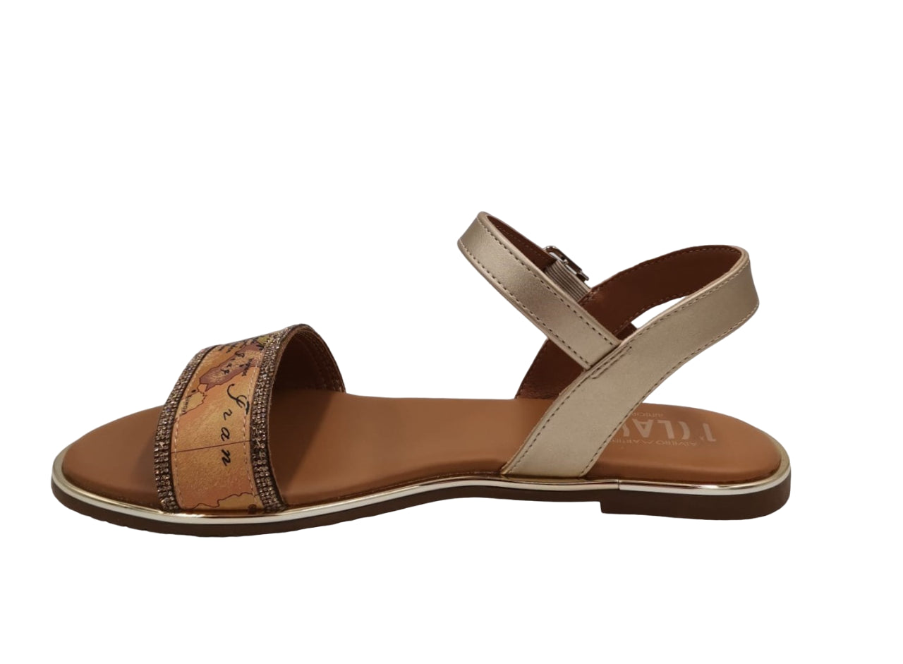 Sandalo Alviero Martini 1^ Classe Donna Shoes child Geo Beige/Platino