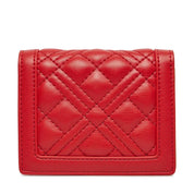 Portafoglio Love Moschino Donna Quilted Small Rosso