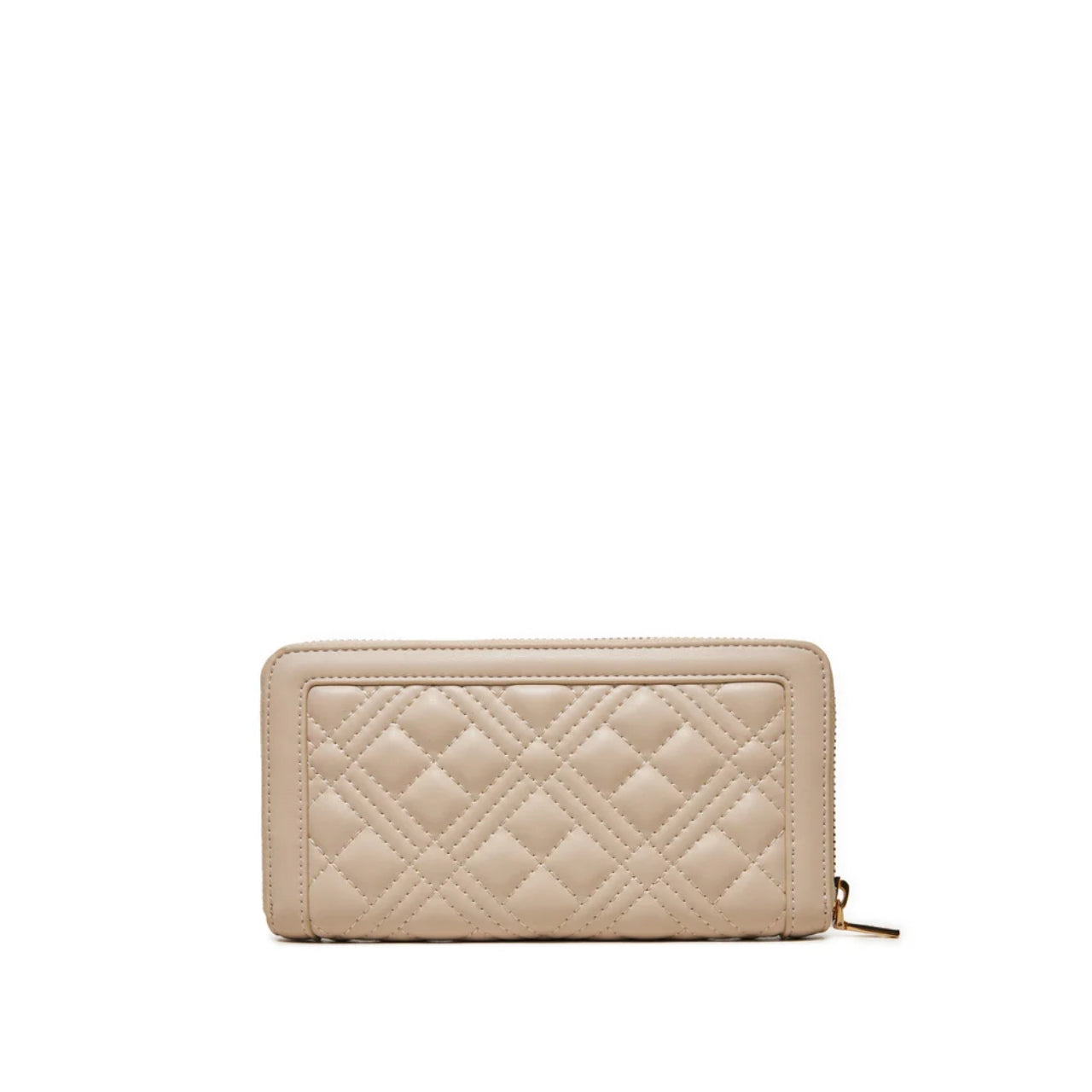 Portafoglio Love Moschino Donna Quilted Large Avorio