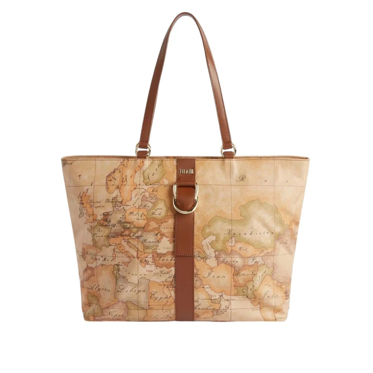 Borsa Shopper Alviero Martini 1^ Classe Donna Metaverse Geo classic/marrone