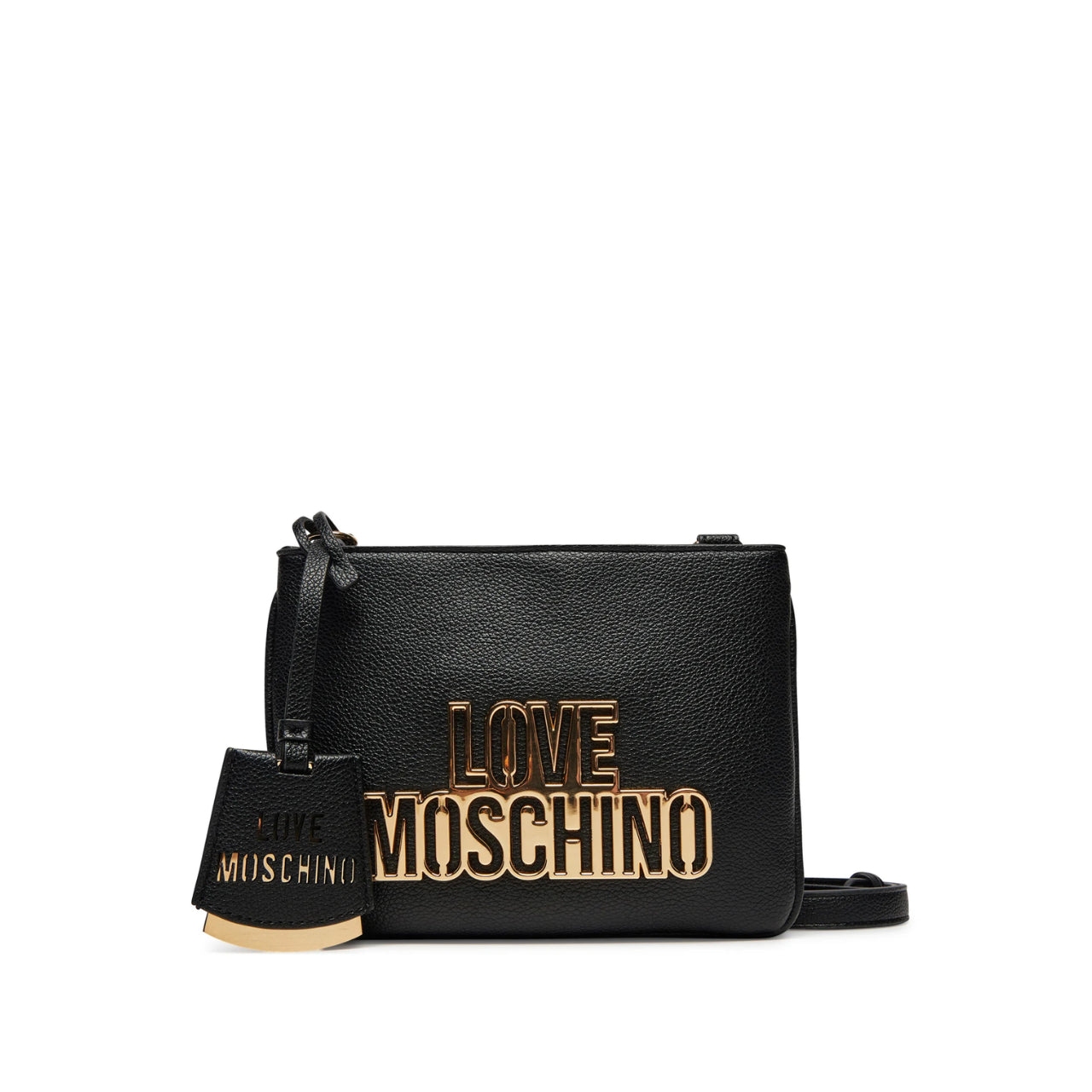 Borsa a Tracolla Love Moschino Donna Cut Out Logo Nero