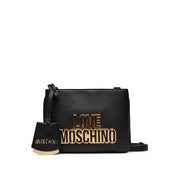 Borsa a Tracolla Love Moschino Donna Cut Out Logo Nero