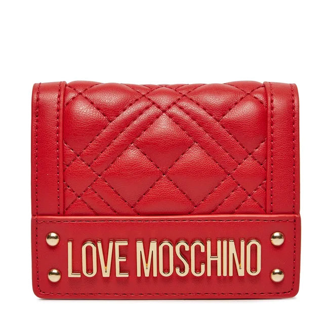 Portafoglio Love Moschino Donna Quilted Small Rosso pfashion