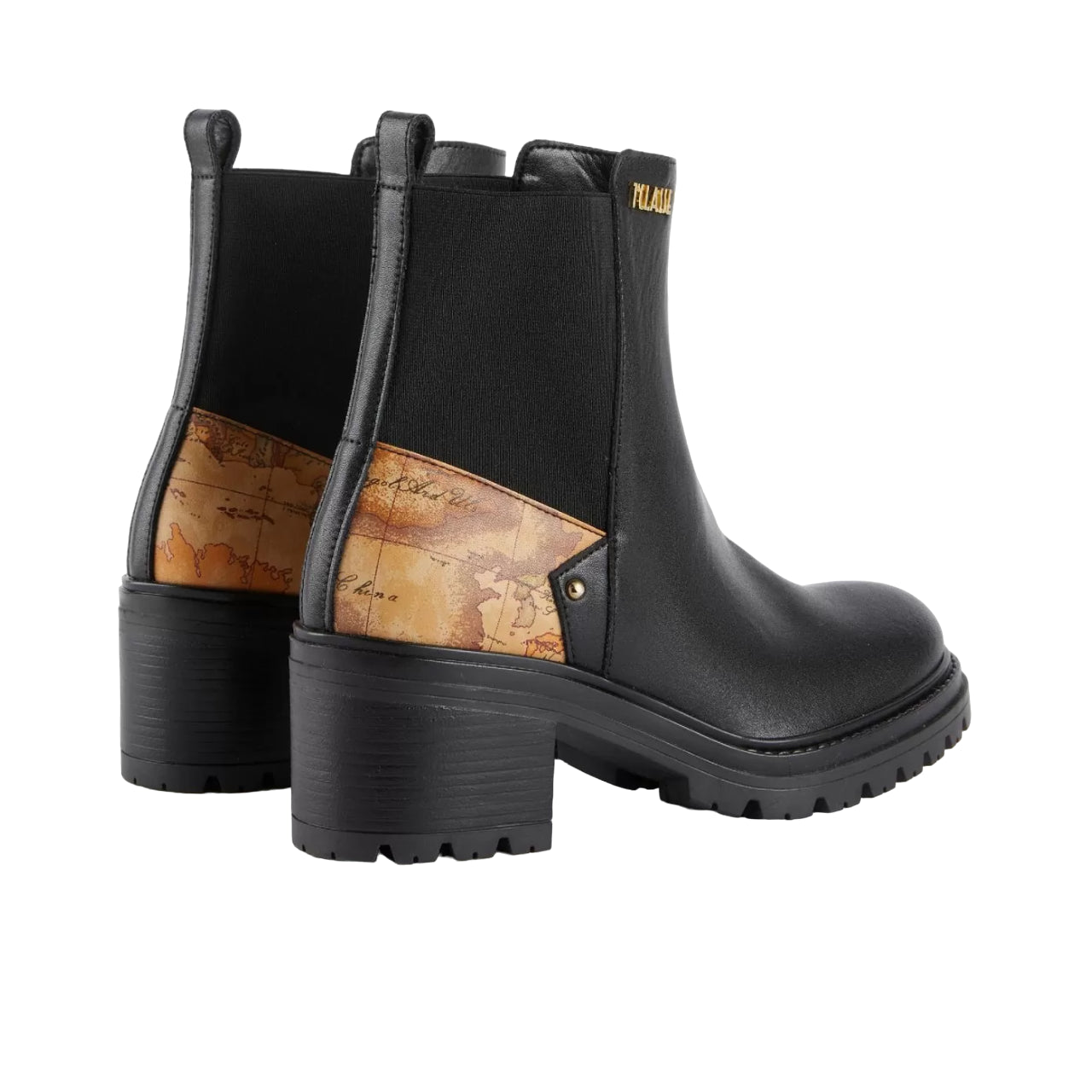 Stivaletti Alviero Martini 1^ Classe Donna 0941 Nero/Geo Classic