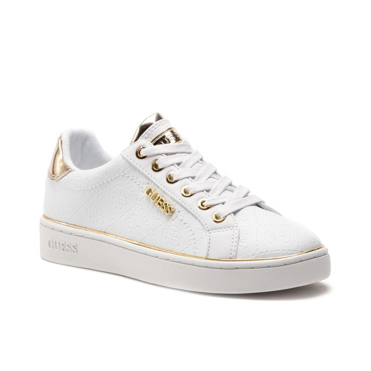 Sneakers Guess Donna Beckie Bianco/oro