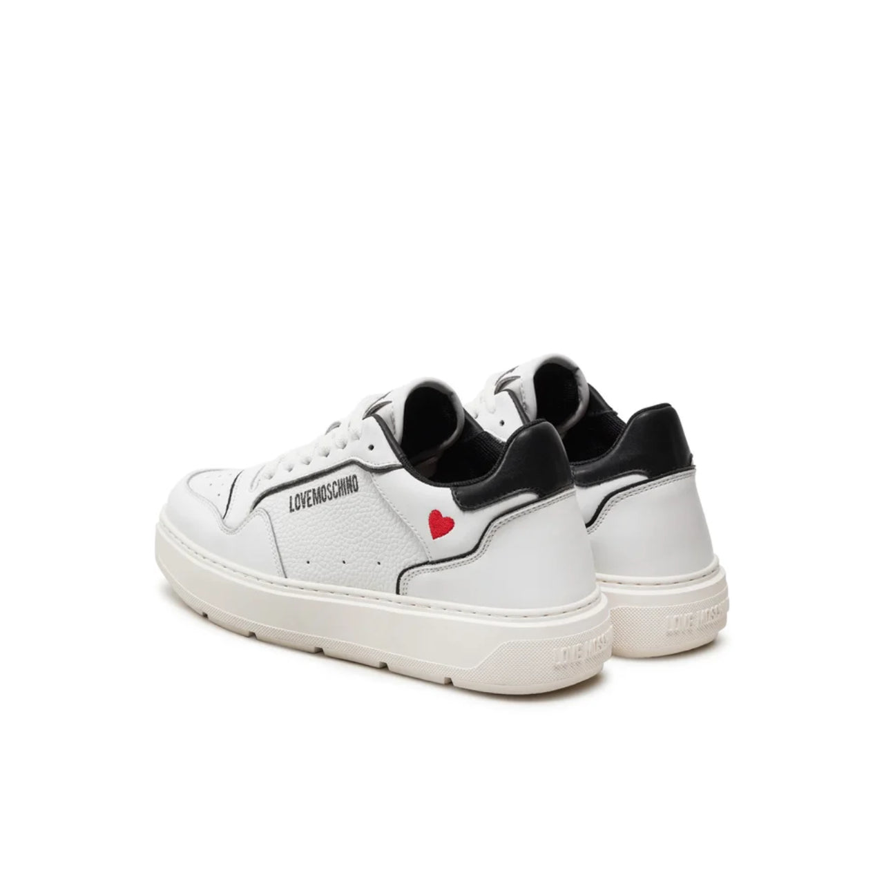 Sneakers Love Moschino Donna Love Bolding Bianco/nero