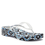 infradito Love Moschino Donna Rubber Slider Celeste