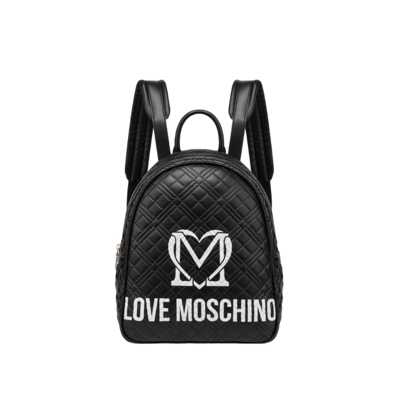 Zaino Love Moschino Donna Quilted Nero bianco pfashion pfashion