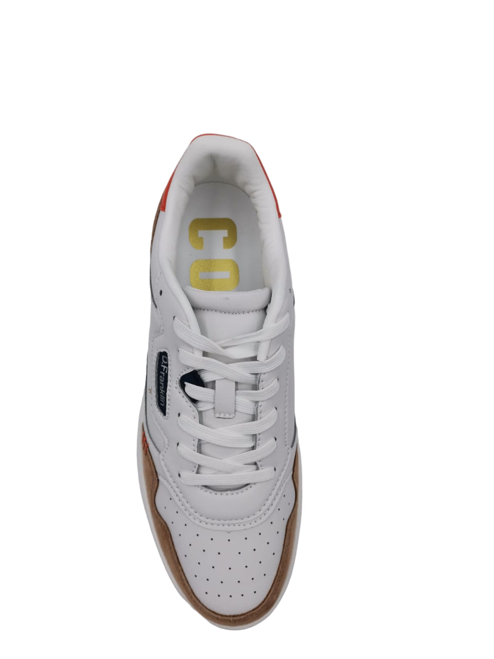 Sneakers D.Franklin Uomo Court Basic Bianco