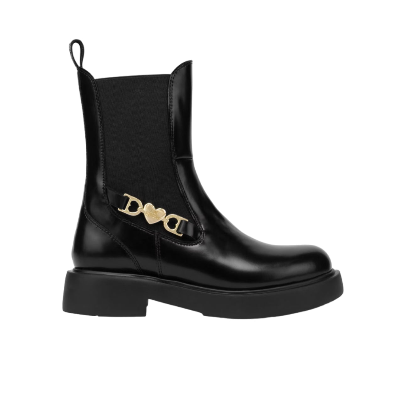 Anfibi Love Moschino Donna New City Love Nero
