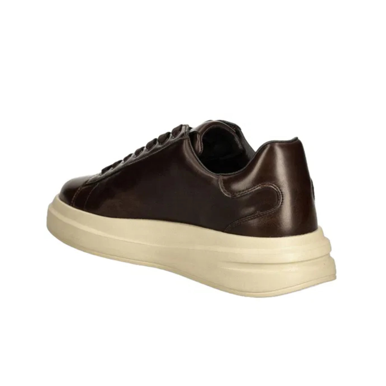 Sneakers Guess Uomo Elba Brushed Marrone