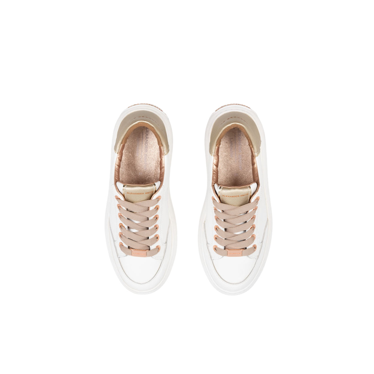 Sneakers Alexander Smith Donna Lancaster Woman Bianco/oro