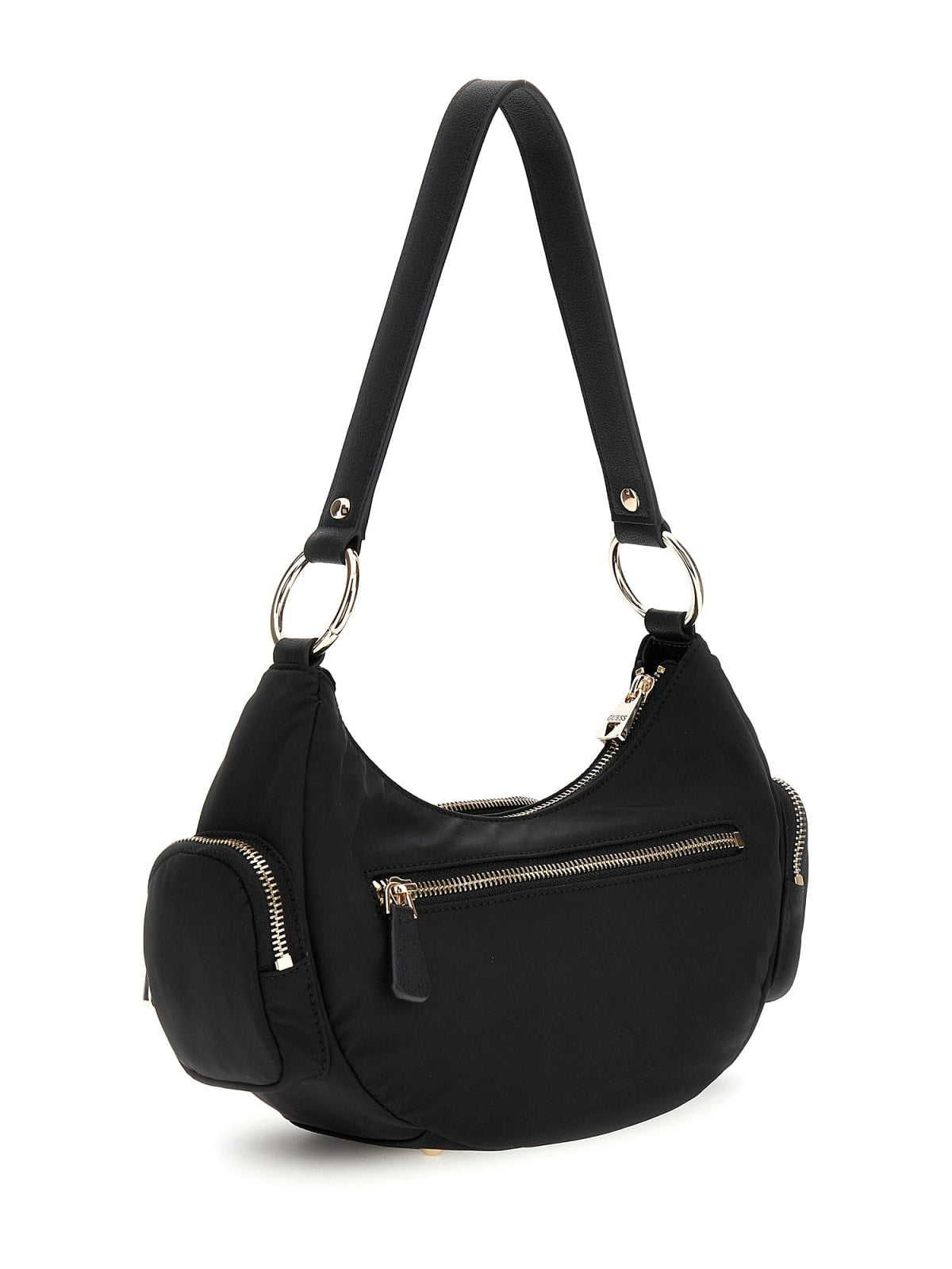 Borsa a Spalla Guess Donna Eco Gemma Nero