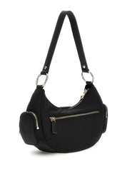 Borsa a Spalla Guess Donna Eco Gemma Nero