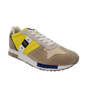 Sneakers Blauer Uomo Queens01 Beige/giallo