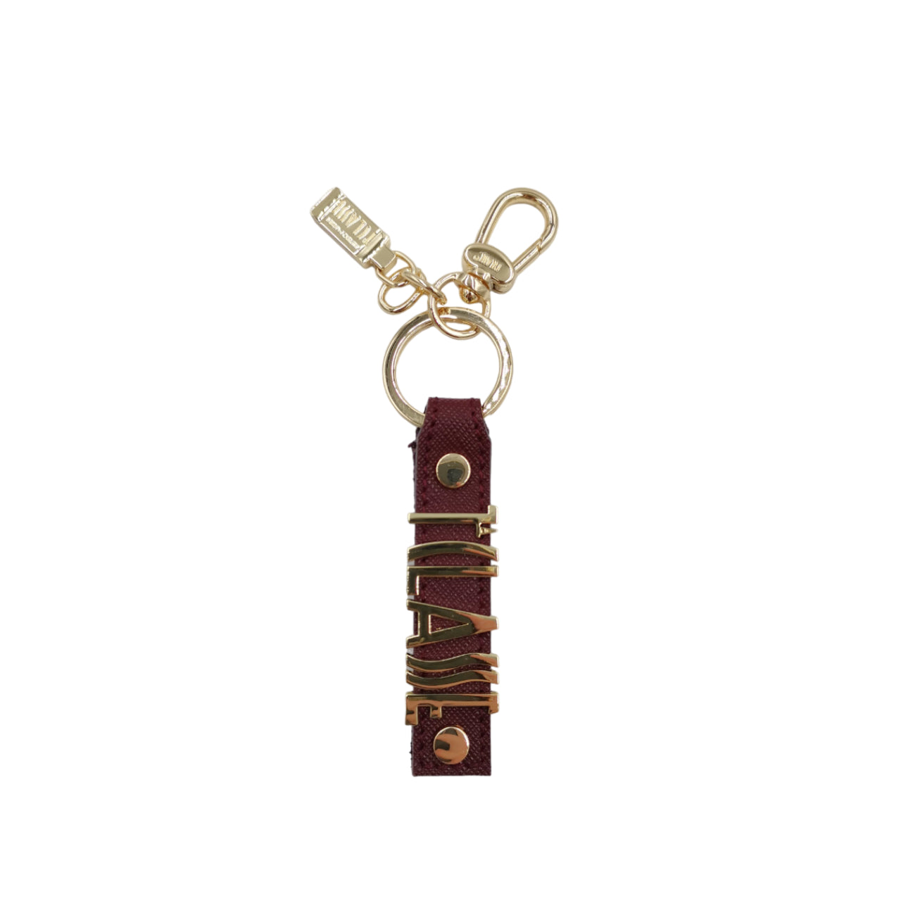 Portachiavi Alviero Martini 1^ Classe Unisex Logo Bordeaux