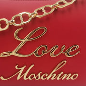Borsa a Spalla Love Moschino Donna Lovely Chain Rosso