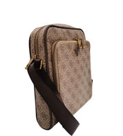 Borsello Guess Uomo Milano Top Zip Marrone/nocciola