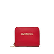 Portafoglio Love Moschino Donna Signature Medium Rosso