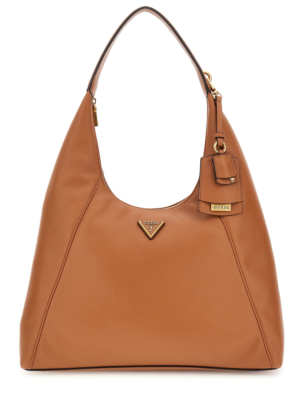 Borsa a Spalla Guess Donna Laryn Marrone