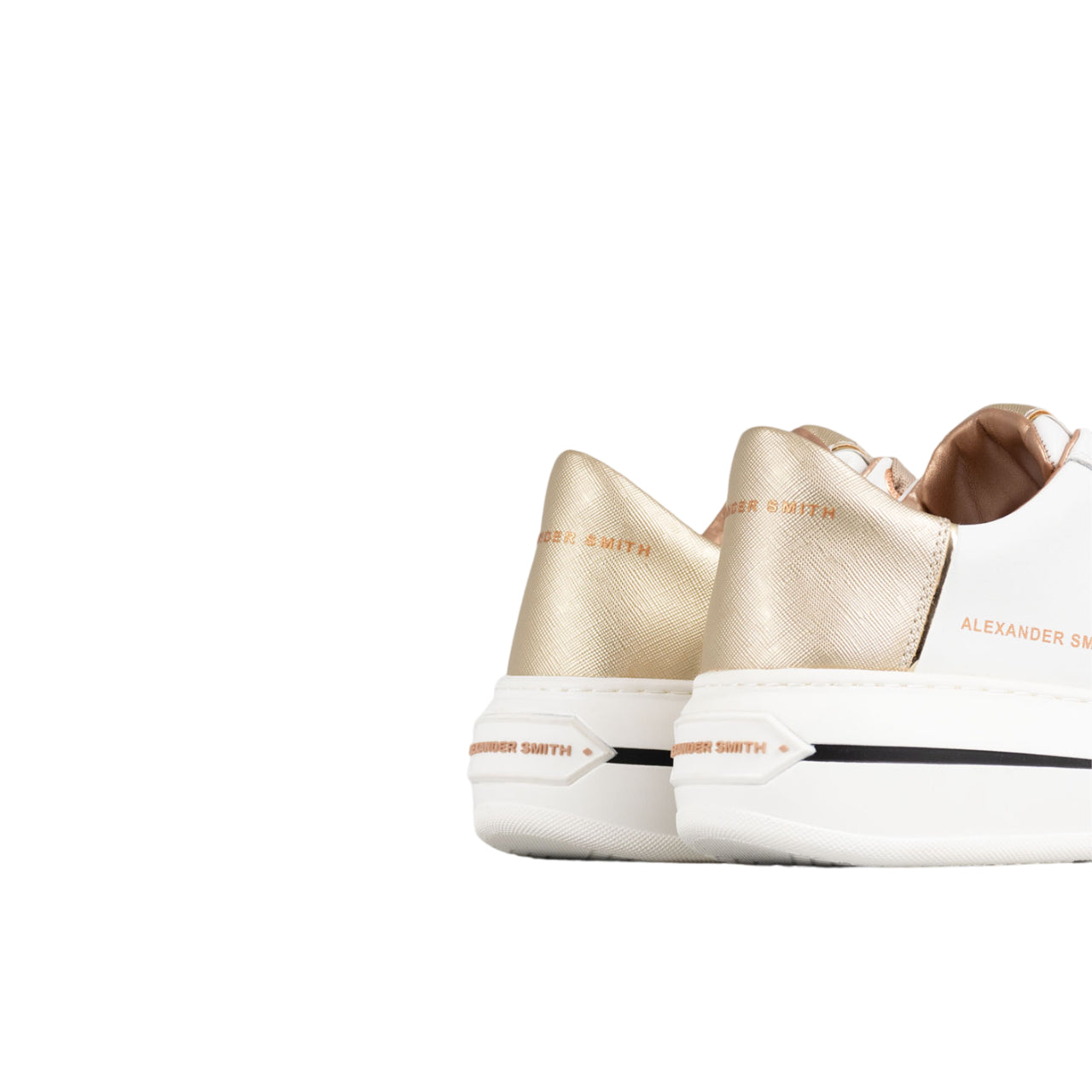 Sneakers Alexander Smith Donna Lancaster Woman Bianco/oro