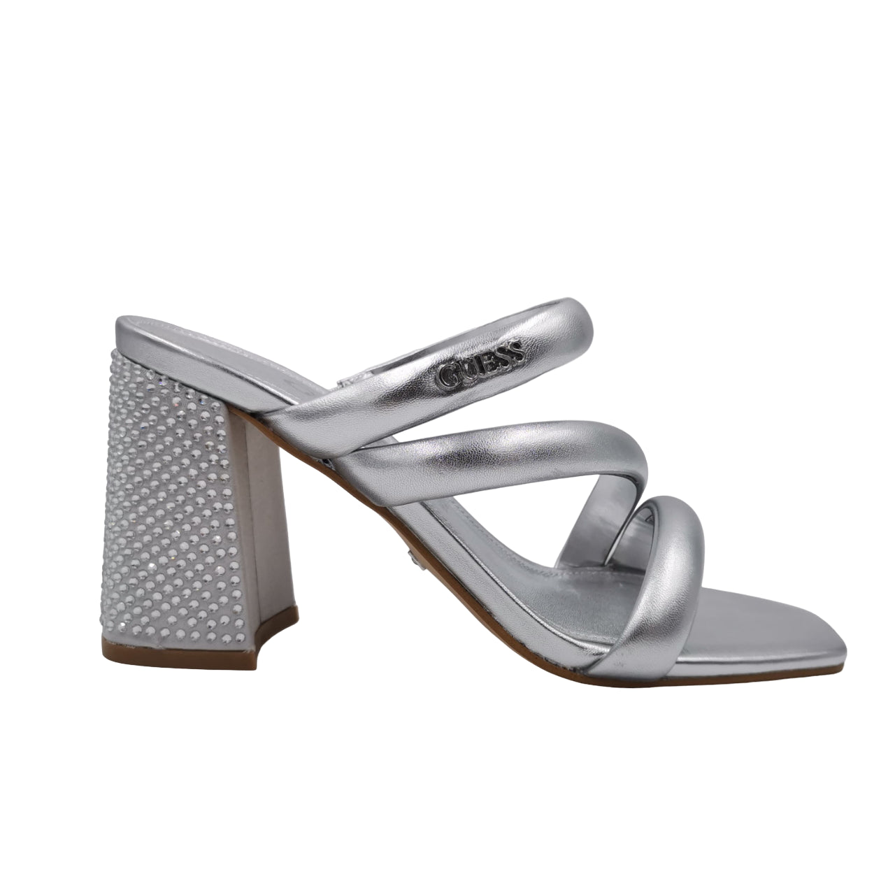 Sandalo con tacco Guess Donna Ganae Argento