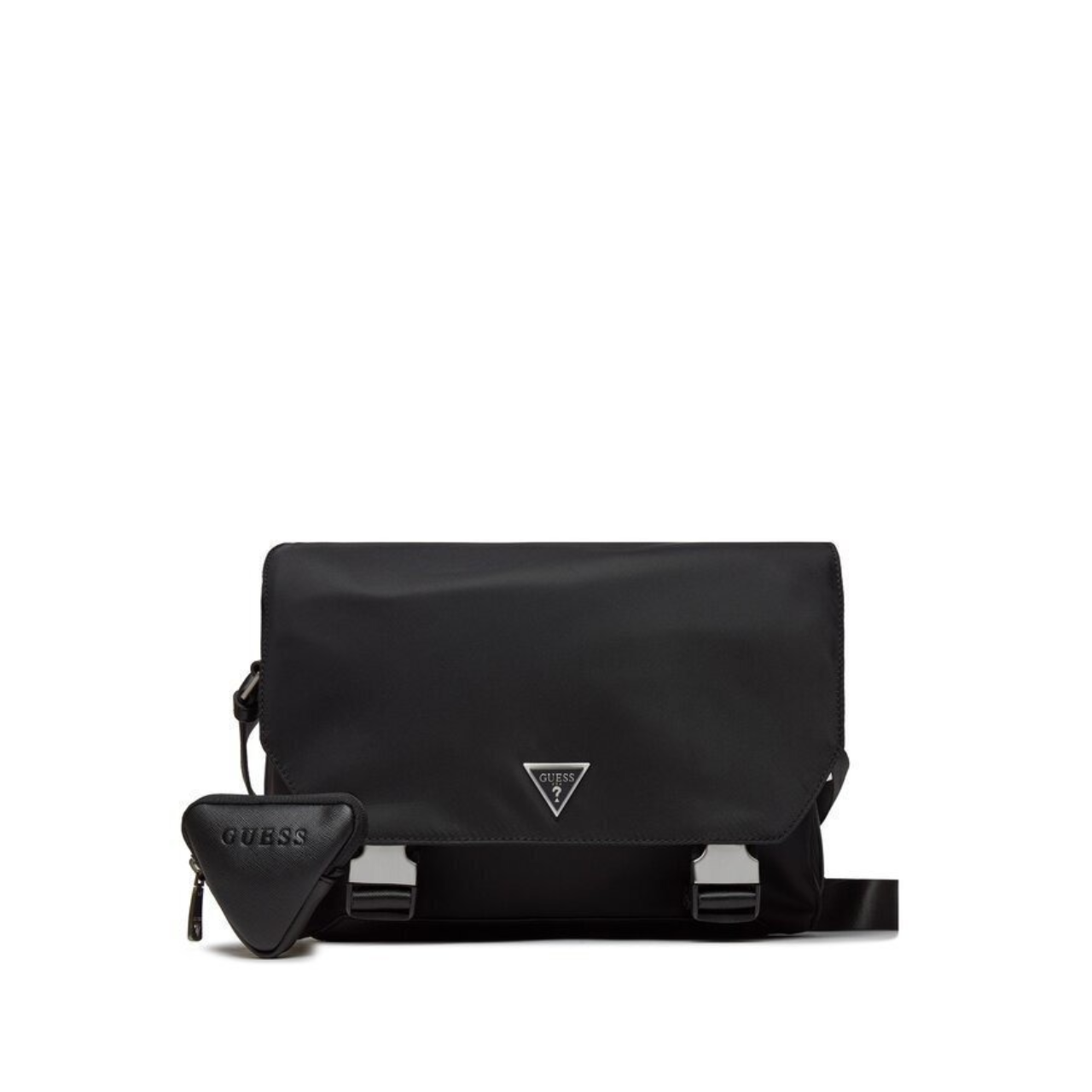 Borsa Messenger Guess Uomo Roma Nero pfashion –