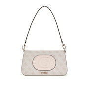 Borsa a Tracolla Guess Donna Eco Mietta Bianco/rosa