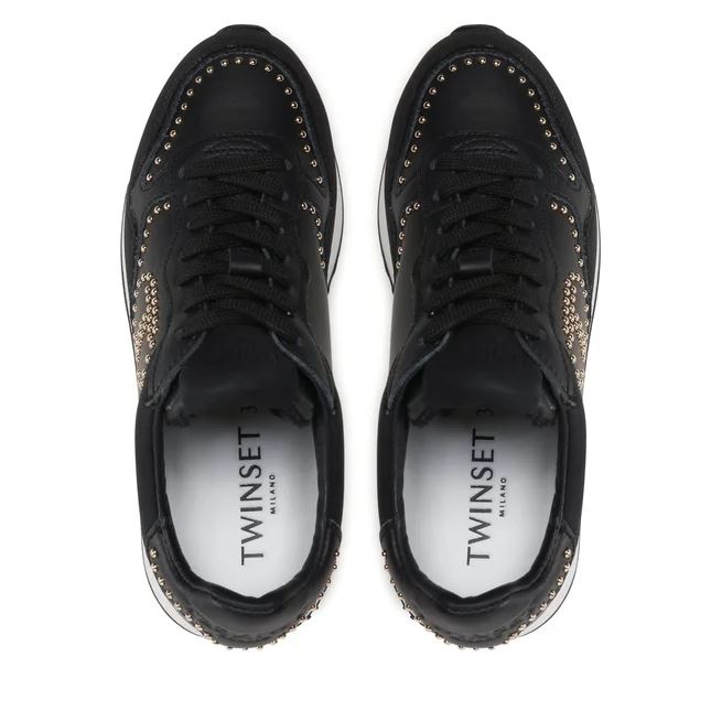 Sneakers Twinset Donna Nero/Bianco
