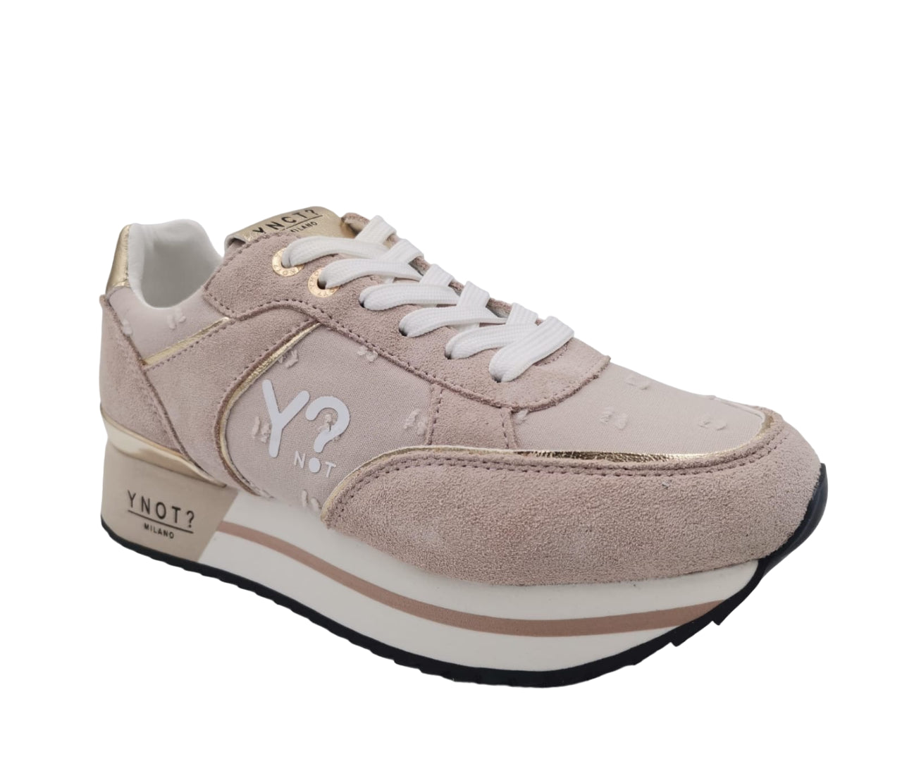 Sneakers Y Not? Donna Nude Rosa