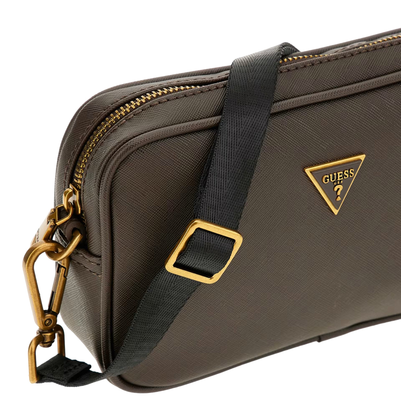 Pochette Guess Unisex Certosa Marrone scuro