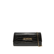 Tracollina Love Moschino Donna Shiny Croco Nero
