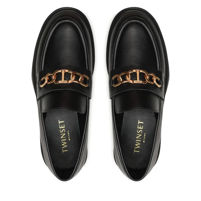 Mocassini Twinset Donna Nero