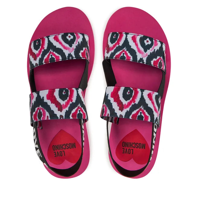 Sandalo Love Moschino Donna Soft Sandal Fuxia