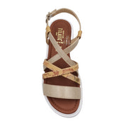 Sandalo Alviero Martini 1^ Classe Donna 1240 Geo Beige/Platino