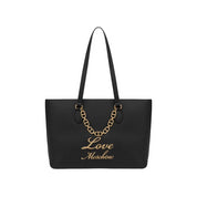 Borsa a Spalla Love Moschino Donna Lovely Chain Nero