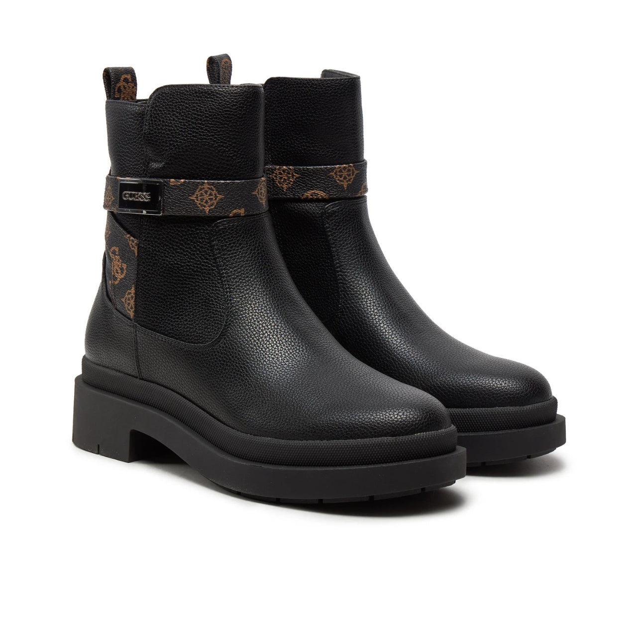 Stivaletti Guess Donna Ovelle Nero/marrone