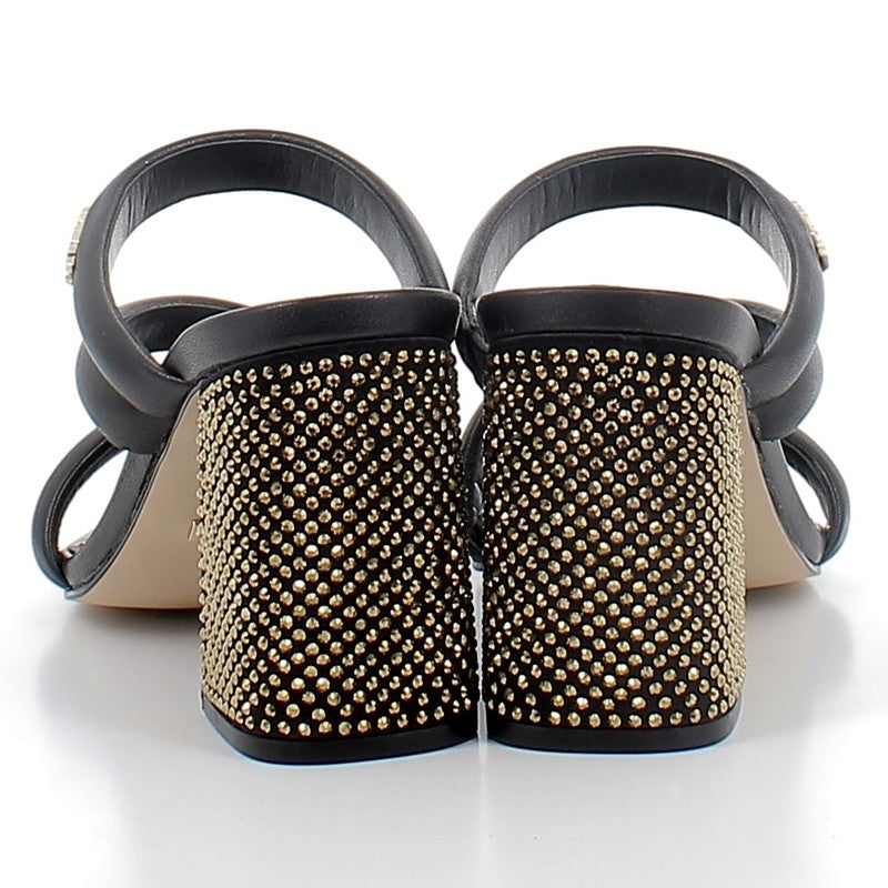Sandalo con tacco Guess Donna Ganae Nero