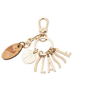 Portachiavi Alviero Martini 1^ Classe Unisex Lettering Dorato