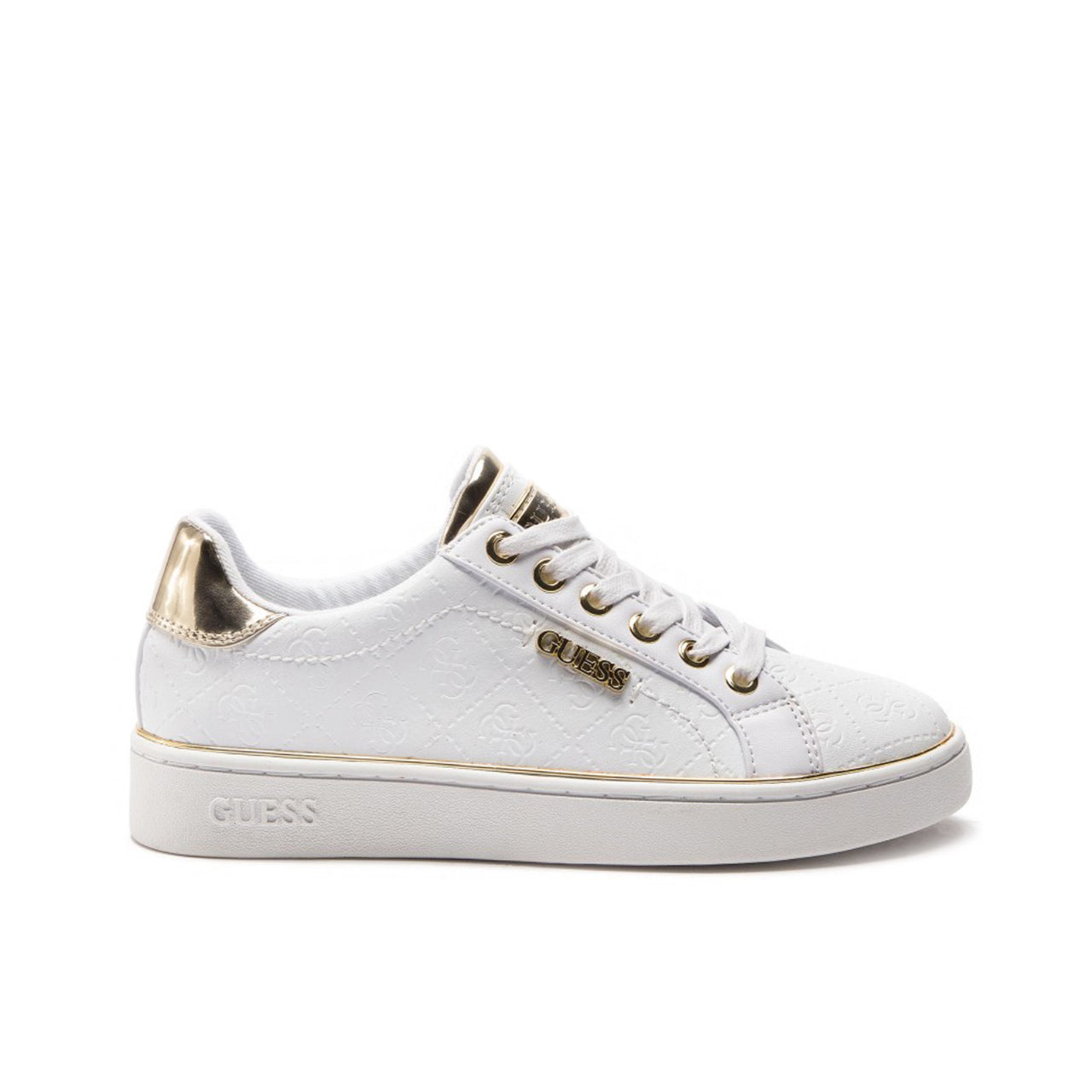 Sneakers Guess Donna Beckie Bianco/oro