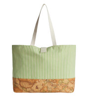 Borsa Shopper Alviero Martini 1^ Classe Donna shopper canvas Verde