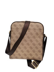 Borsello Guess Uomo Milano Top Zip Marrone/nocciola
