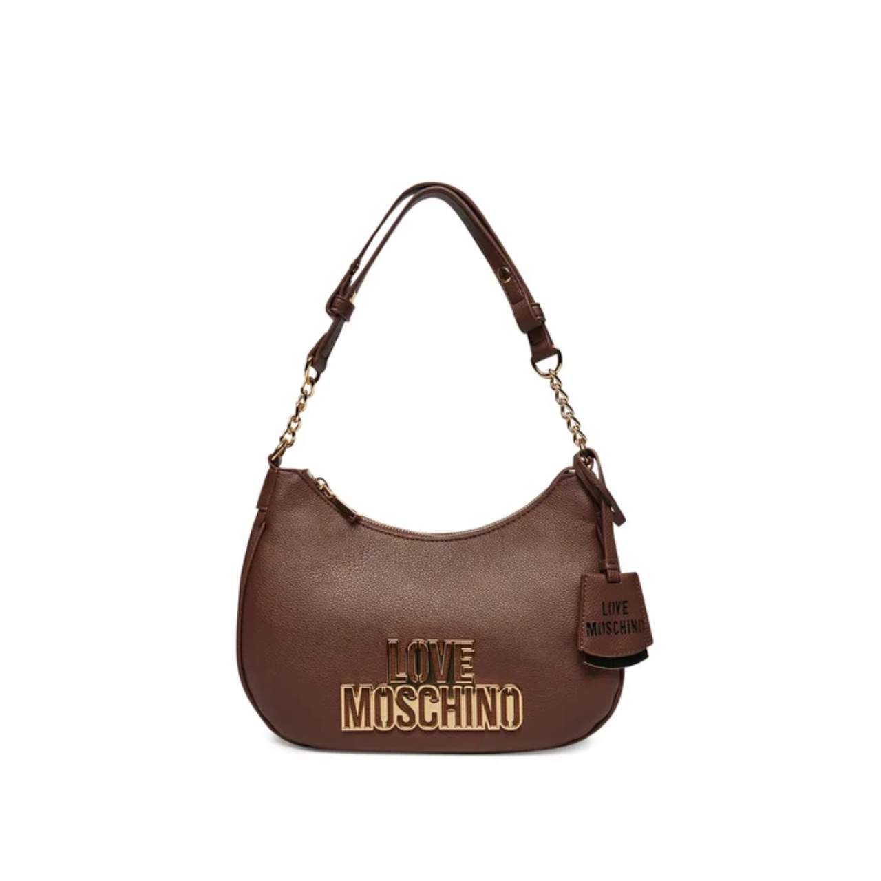 Handbag Borse Moschino Marrone Love Moschino Borsa A Mano Pelle