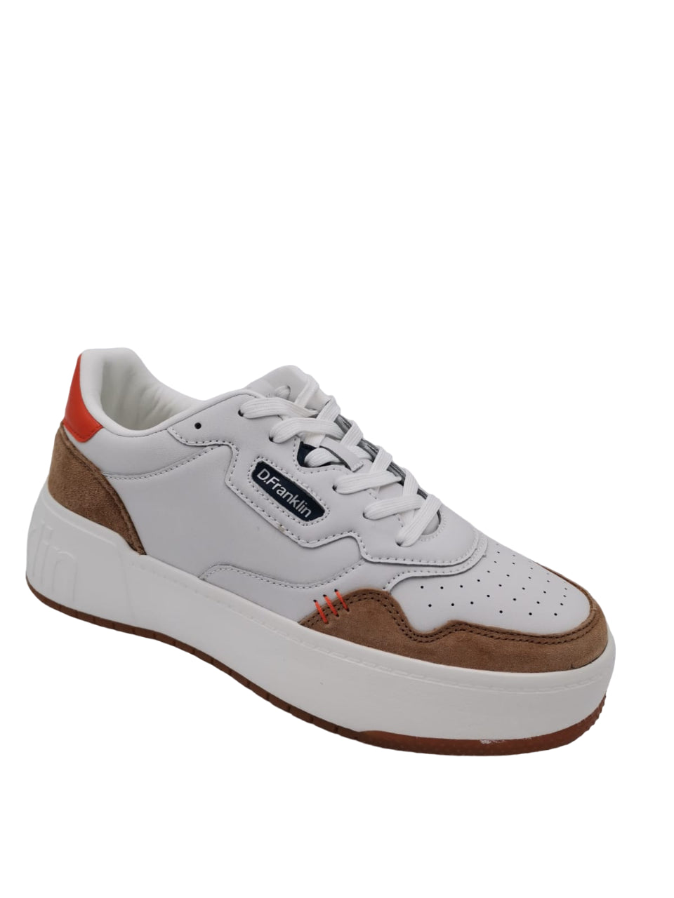 Sneakers D.Franklin Uomo Court Basic Bianco