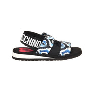 Sandalo Love Moschino Donna Soft Sandal Nero/Bianco/Celeste