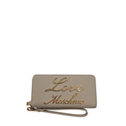 Portafoglio Love Moschino Donna Lovely Chain Avorio