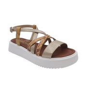 Sandalo Alviero Martini 1^ Classe Donna 1240 Geo Beige/Platino
